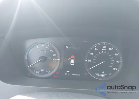 2016 Hyundai Sonata Hybrid Limited z USA, uszkodzony, nr VIN KMHE34L14GA014699